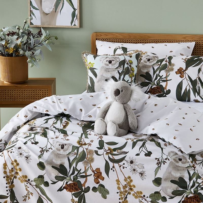 Gumnut Gully Multi Textured Cotton Cushion