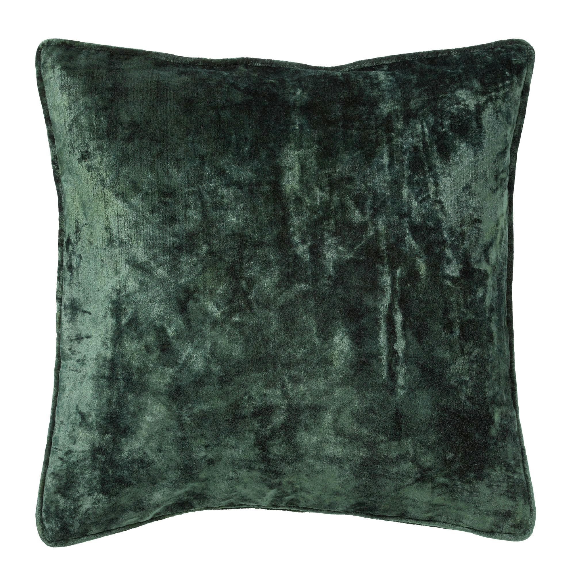 - Coussin vert en velours 50x50 cm uni