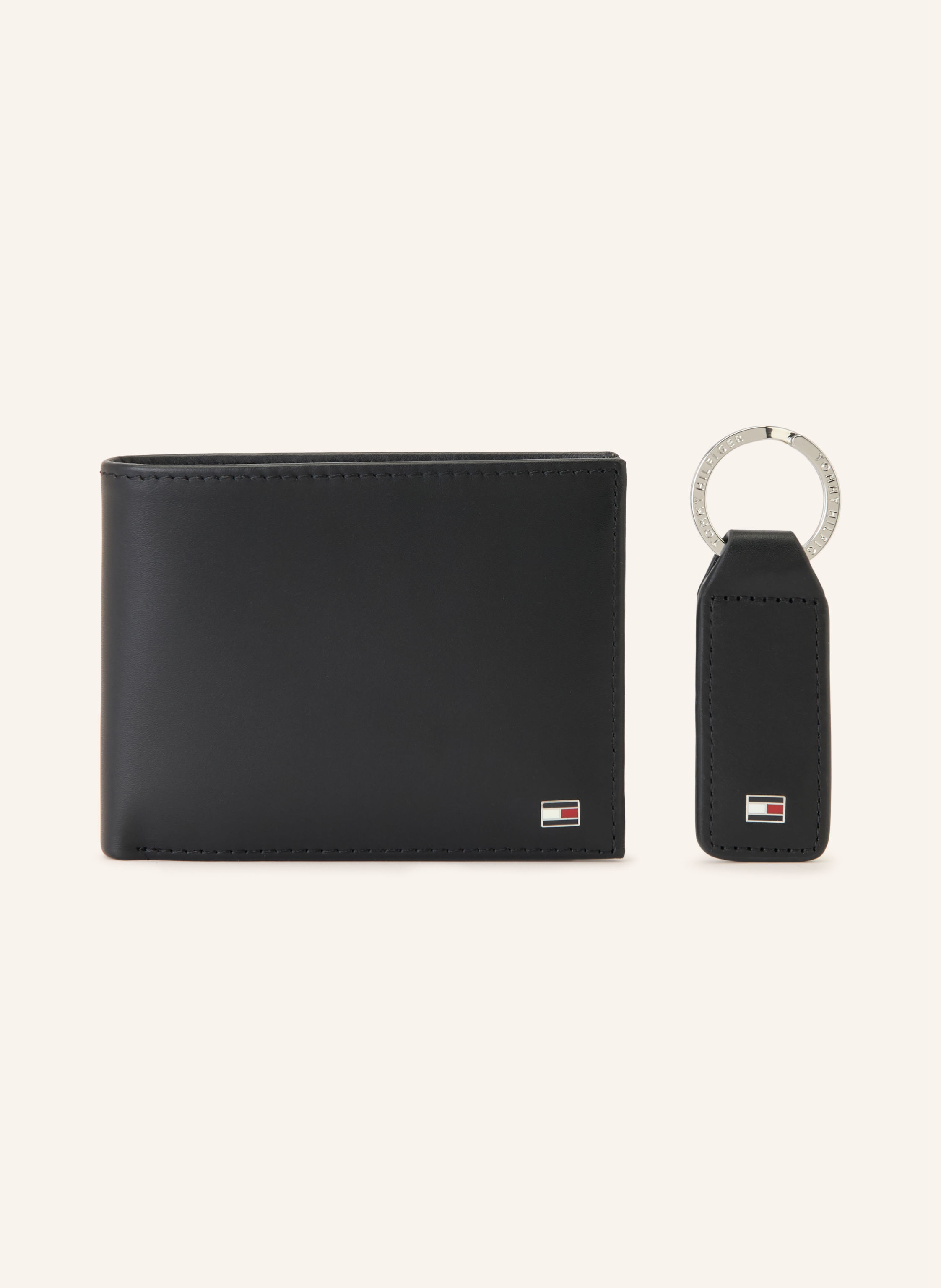 TOMMY HILFIGER Set: Geldbörse und Schlüsselanhänger