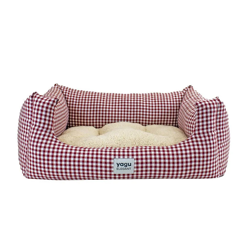 Yagu Vichy Comfort dog cradle bed 50x38x22 cm
