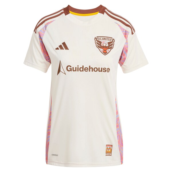 D.C. United adidas Women's 2025 The Soul Kit Replica Custom Jersey - Natural