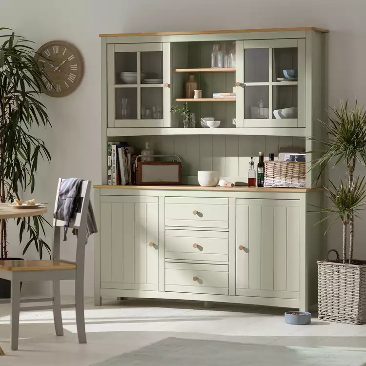 Habitat Bournemouth 4 Door 3 Drawer Sideboard - Beige
