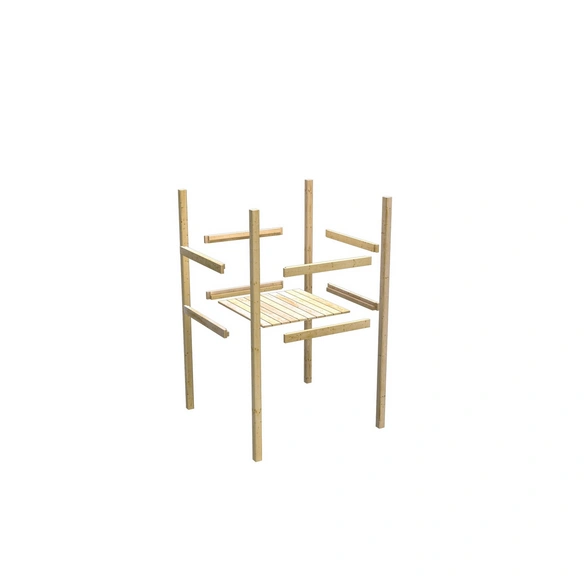 Spielhaus »Frieda«, BxHxT: 137 x 291 x 119 cm, Holz, natur