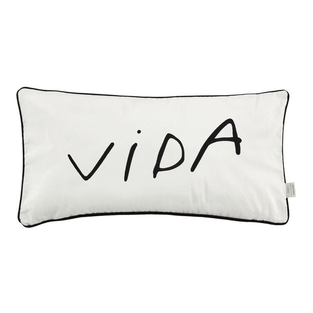 ALMOFADA 60 CM X 30 CM MANUSCRITO VIDA RAIZES