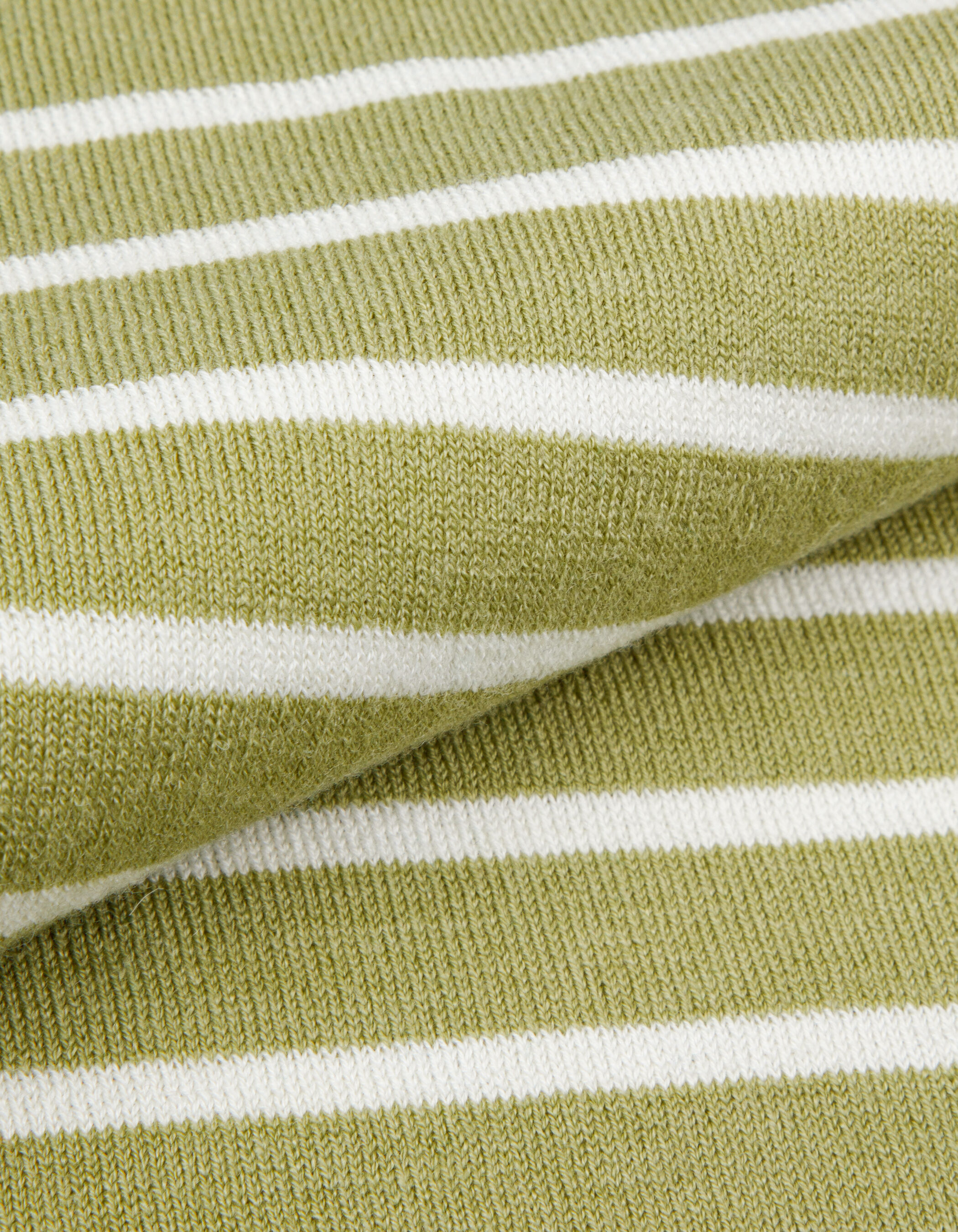 Pull sans manches vert motif rayures Femme