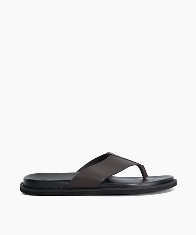 Irvin Brown - Leather Toe Post Sandals