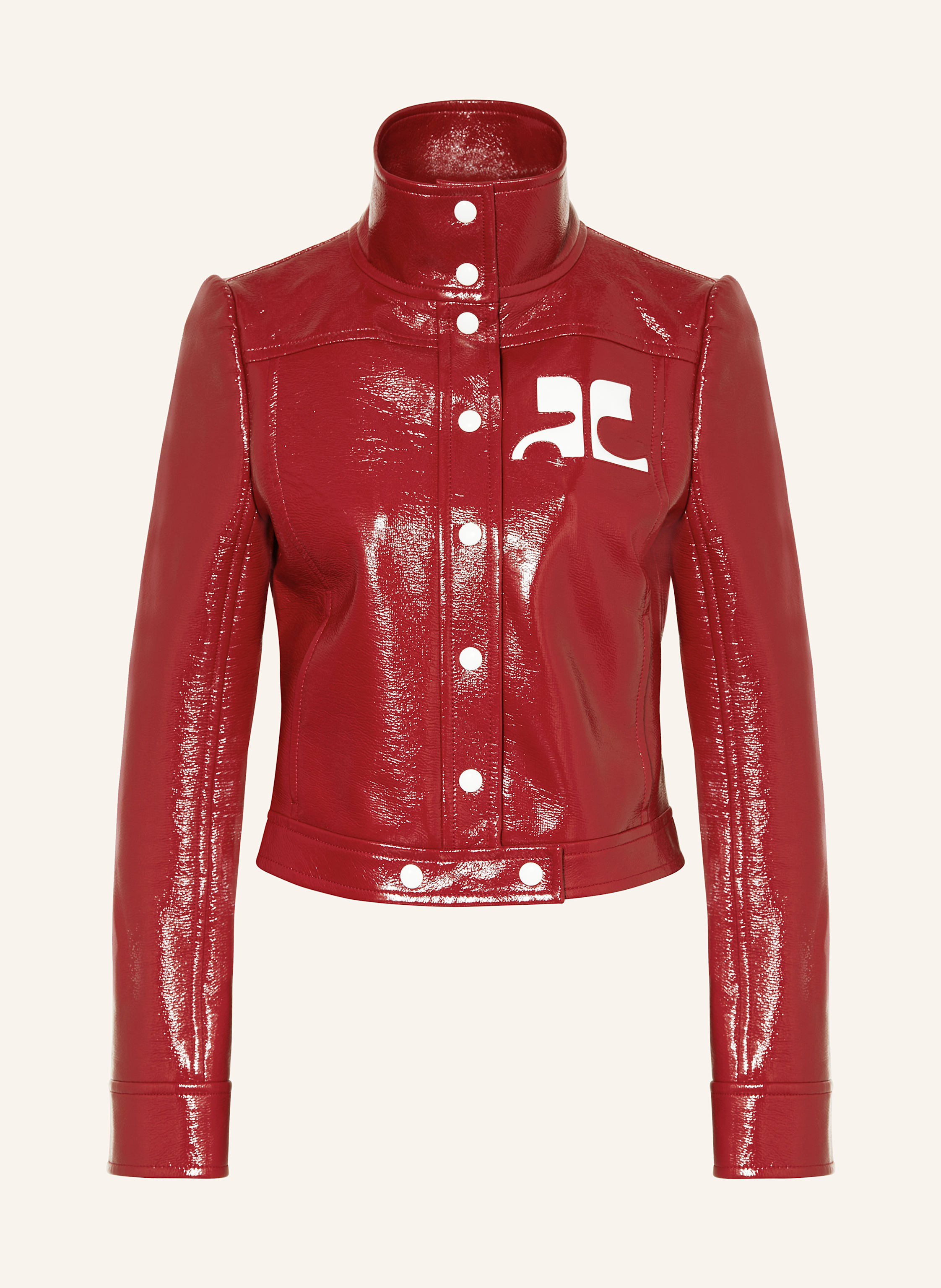 Courrèges Jacke in Lederoptik