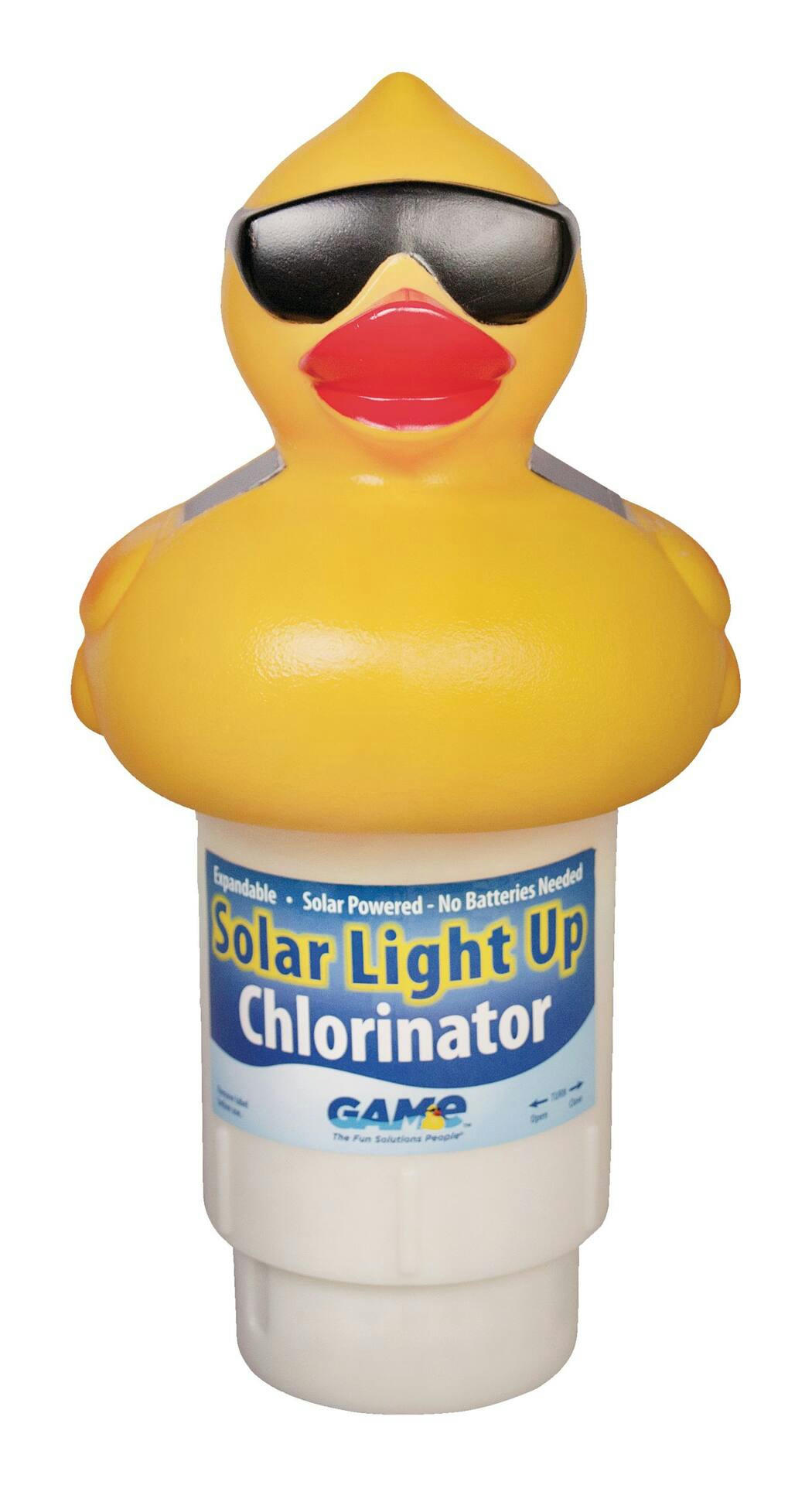 GAME Solar Light Up Duck Pool Chlorinator