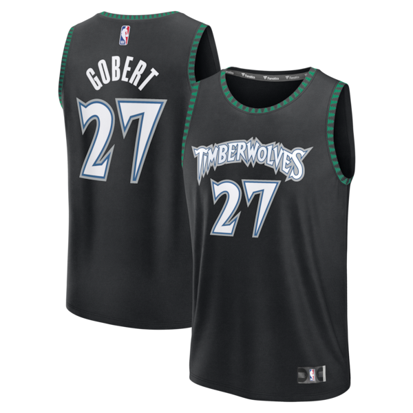 Rudy Gobert Minnesota Timberwolves  Fastbreak Jersey - Classic Edition - Black