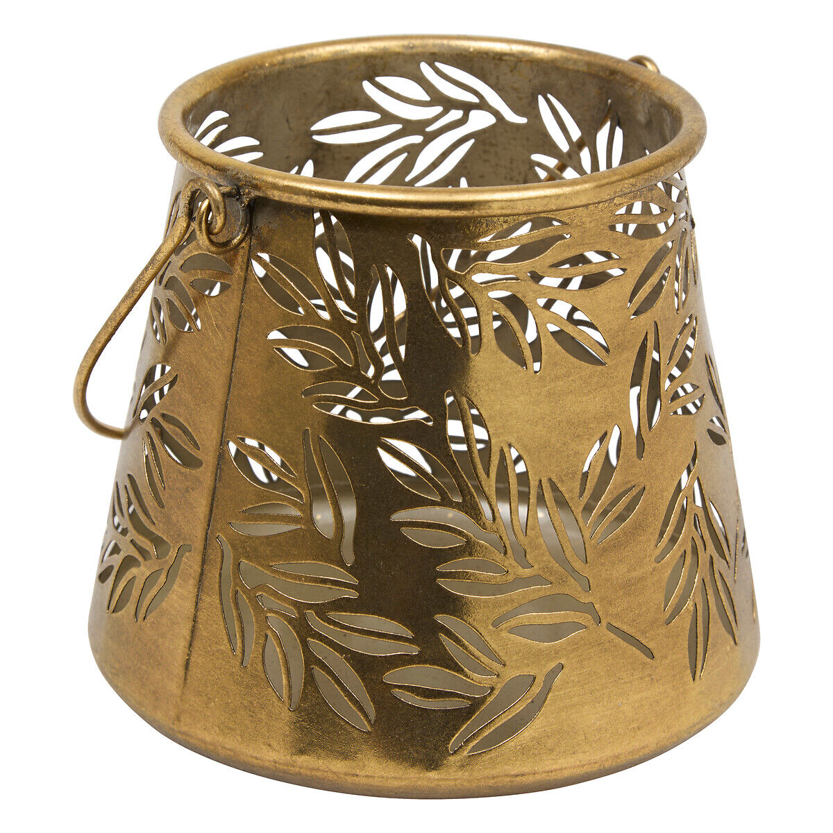 Lanterna BELLI dourada de metal