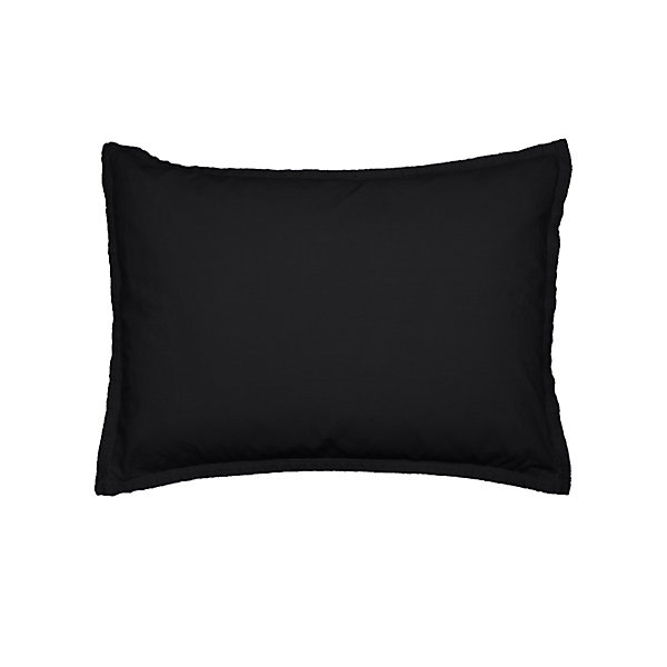 Lot de 2 taies d'oreiller en flanelle de coton Anthracite 50x70 cm KLAPPEN