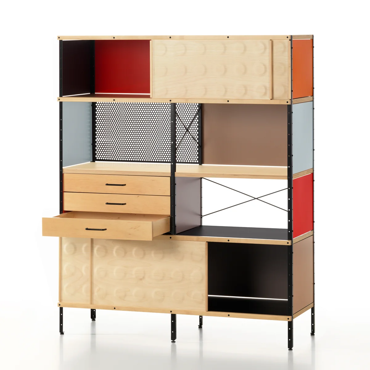 Vitra - ESU Bookcase, Birke / multicolor