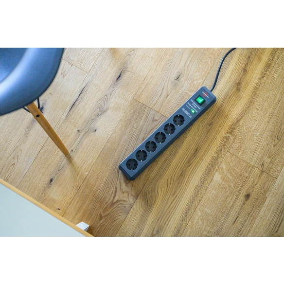 Steckdosenleiste »Secure-Tec«, 6-fach, Kabellänge: 2 m