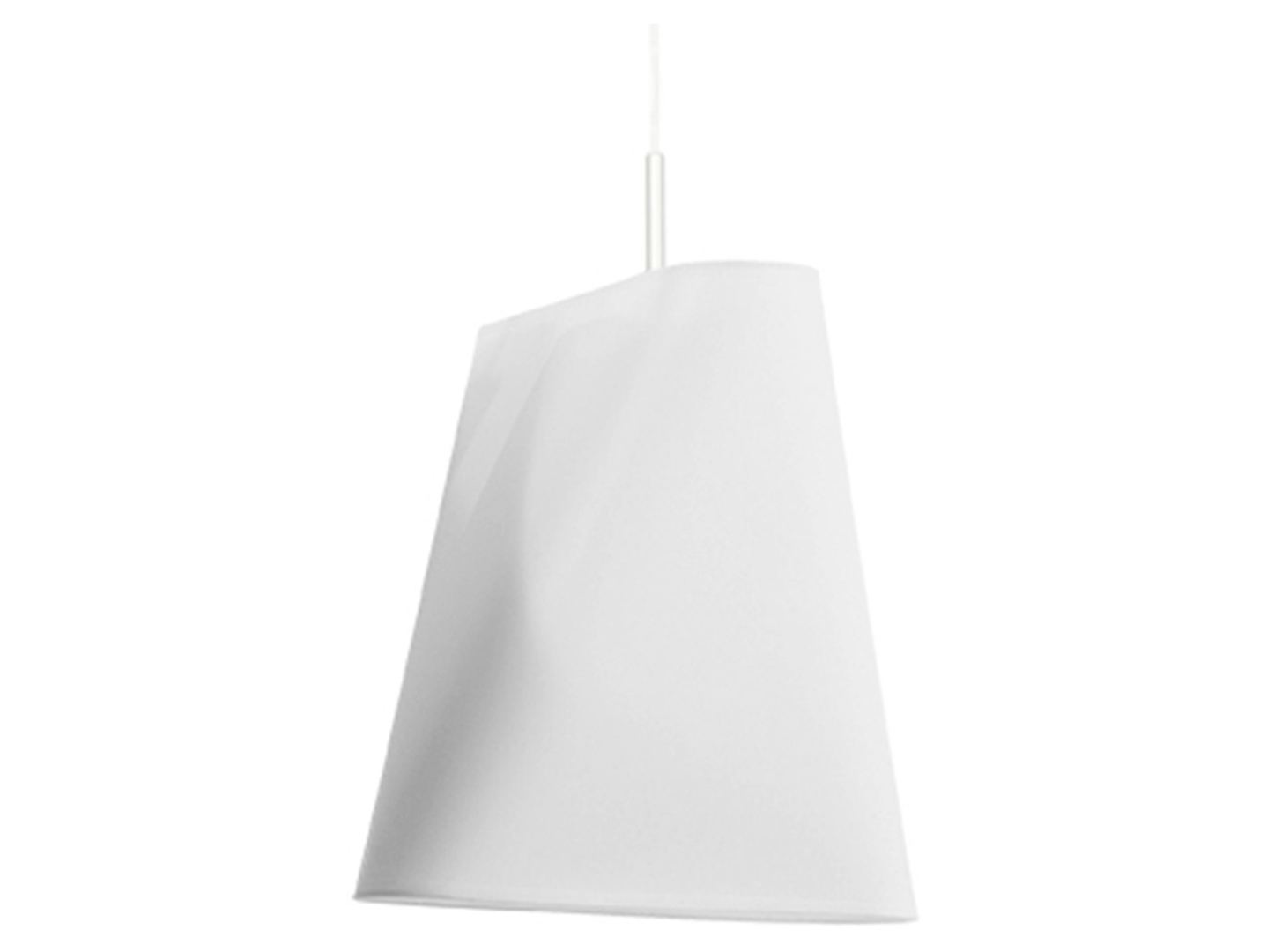 Lampa wisząca Blum tkaninowa biała
