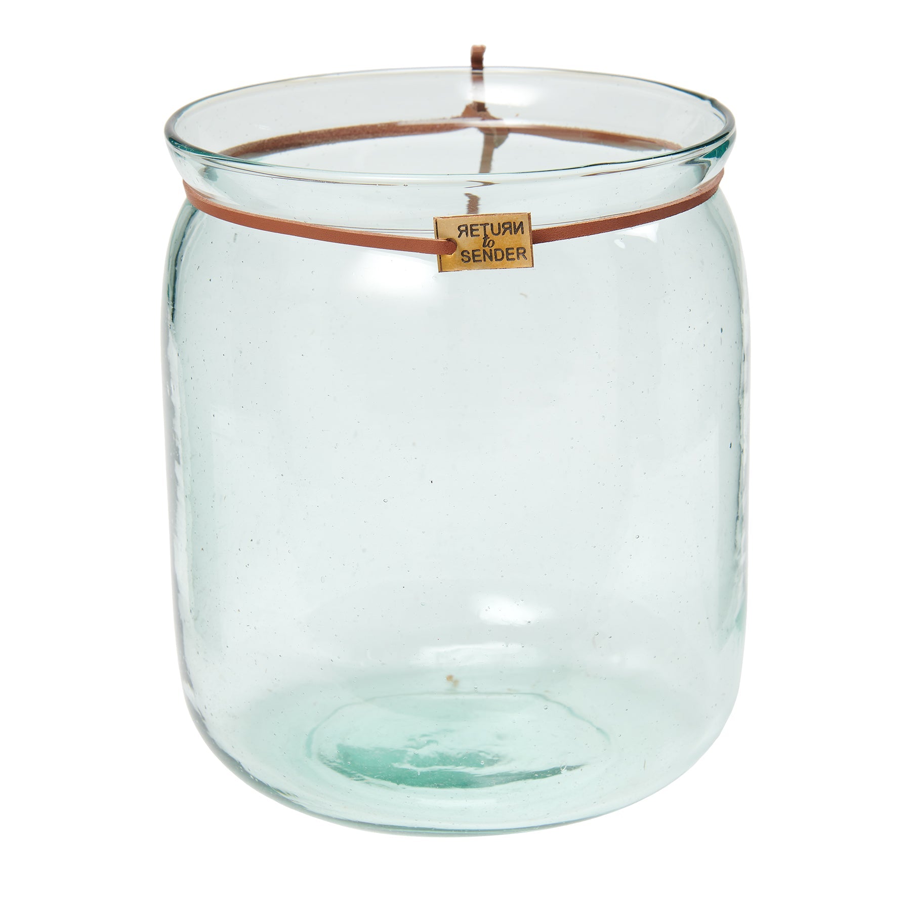 Return to Sender Windlicht 16 cm recycled glas voor kaars