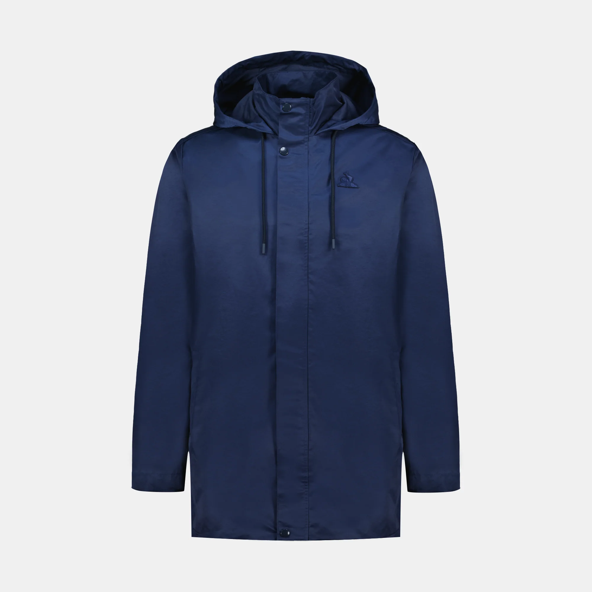Veste zippée mi-longue à capuche déperlante