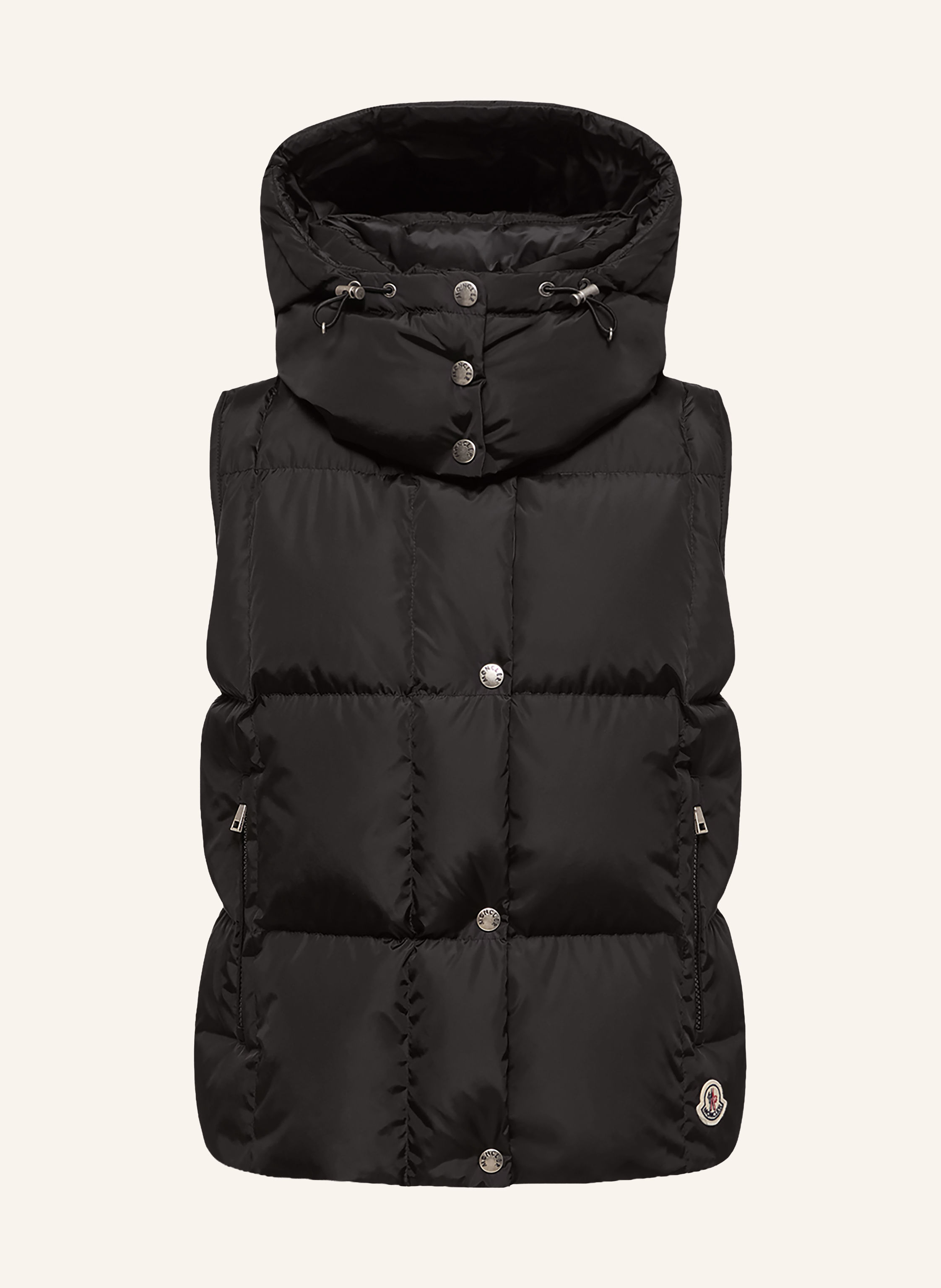 MONCLER Daunenweste MACAREUX mit abnehmbarer Kapuze
