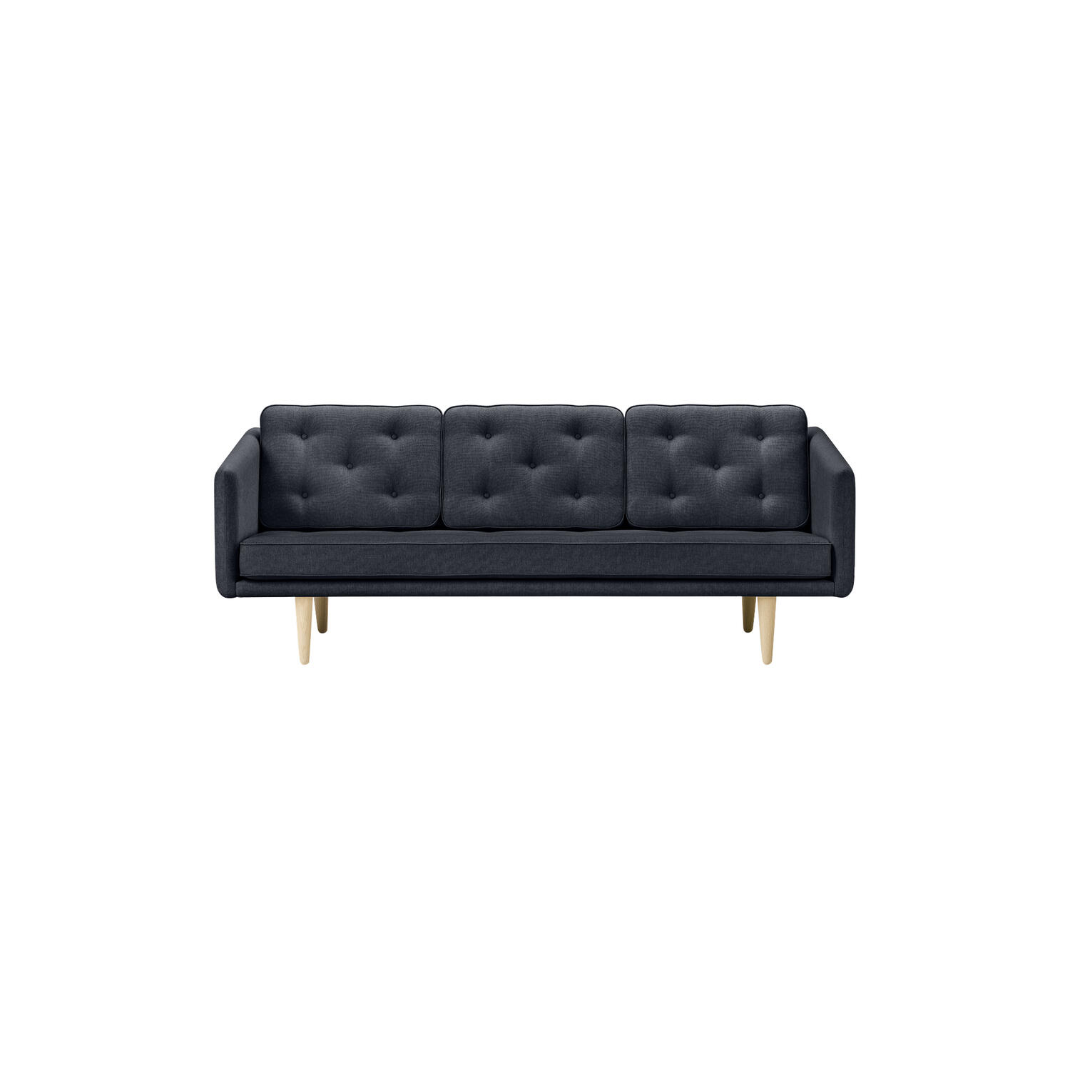 No. 1 2003 3 pers. sofa, navy/lakeret eg