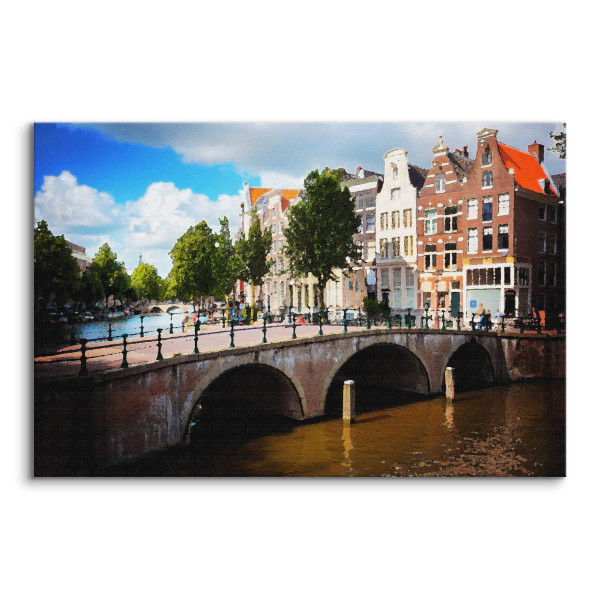 Obraz Abstrakcyjny Amsterdam 30x20cm