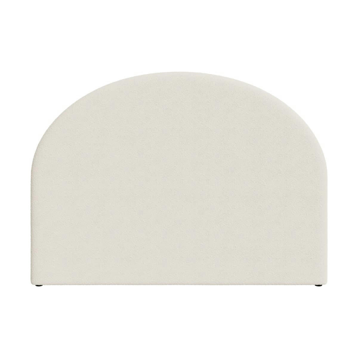 EVA - Tête de lit en tissu bouclé beige 160 cm