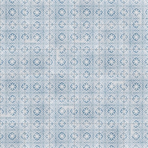 Merola Tile Klinker Alcazar Magnolia Encaustic 12.75" x 12.75" Ceramic Floor and Wall Quarry Tile