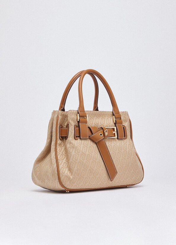 Borsa a mano piccola in jacquard