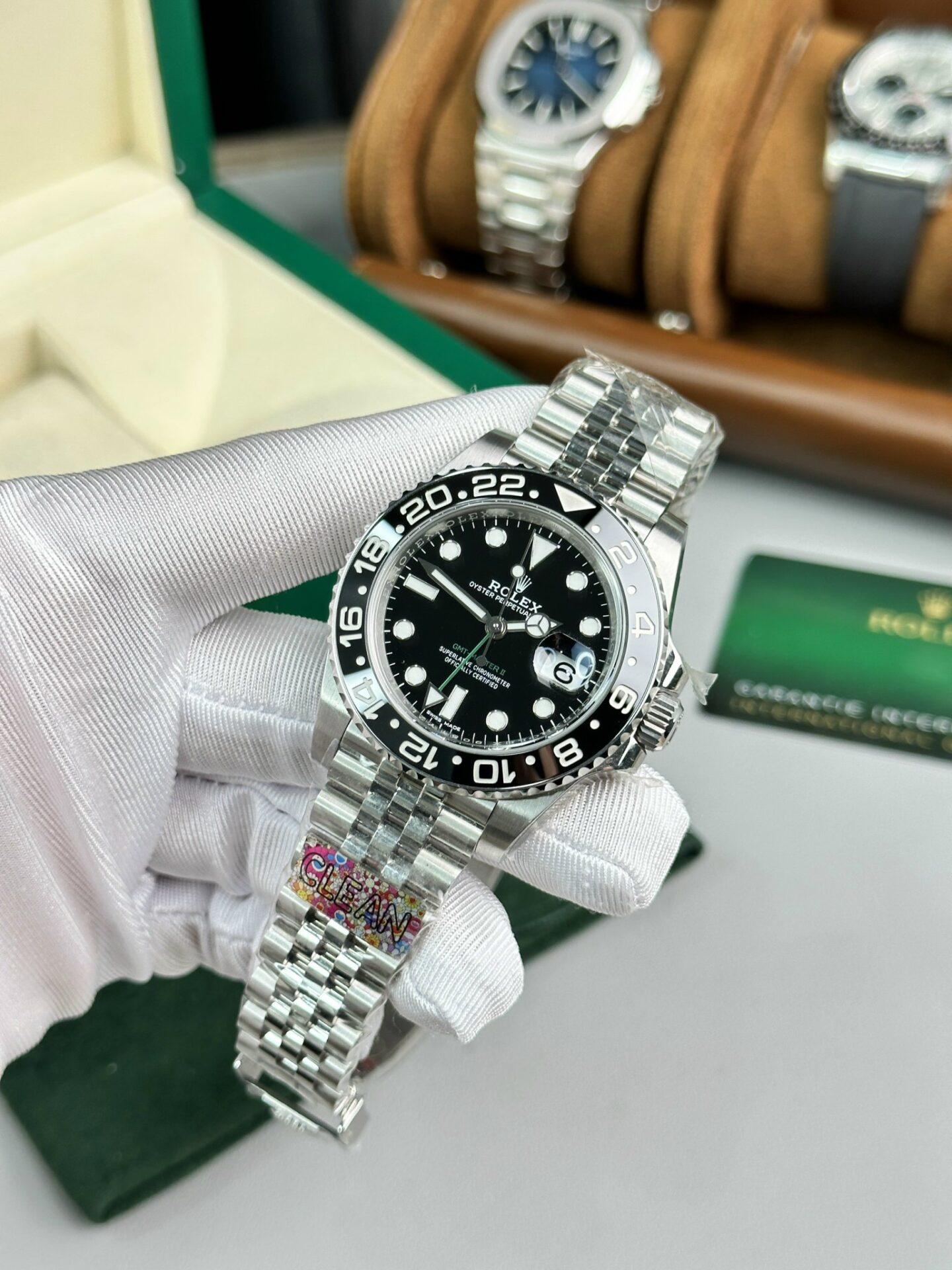 Rolex GMT-Master II 116710LN 904L Steel Black Dial 40mm Jub Super Clone