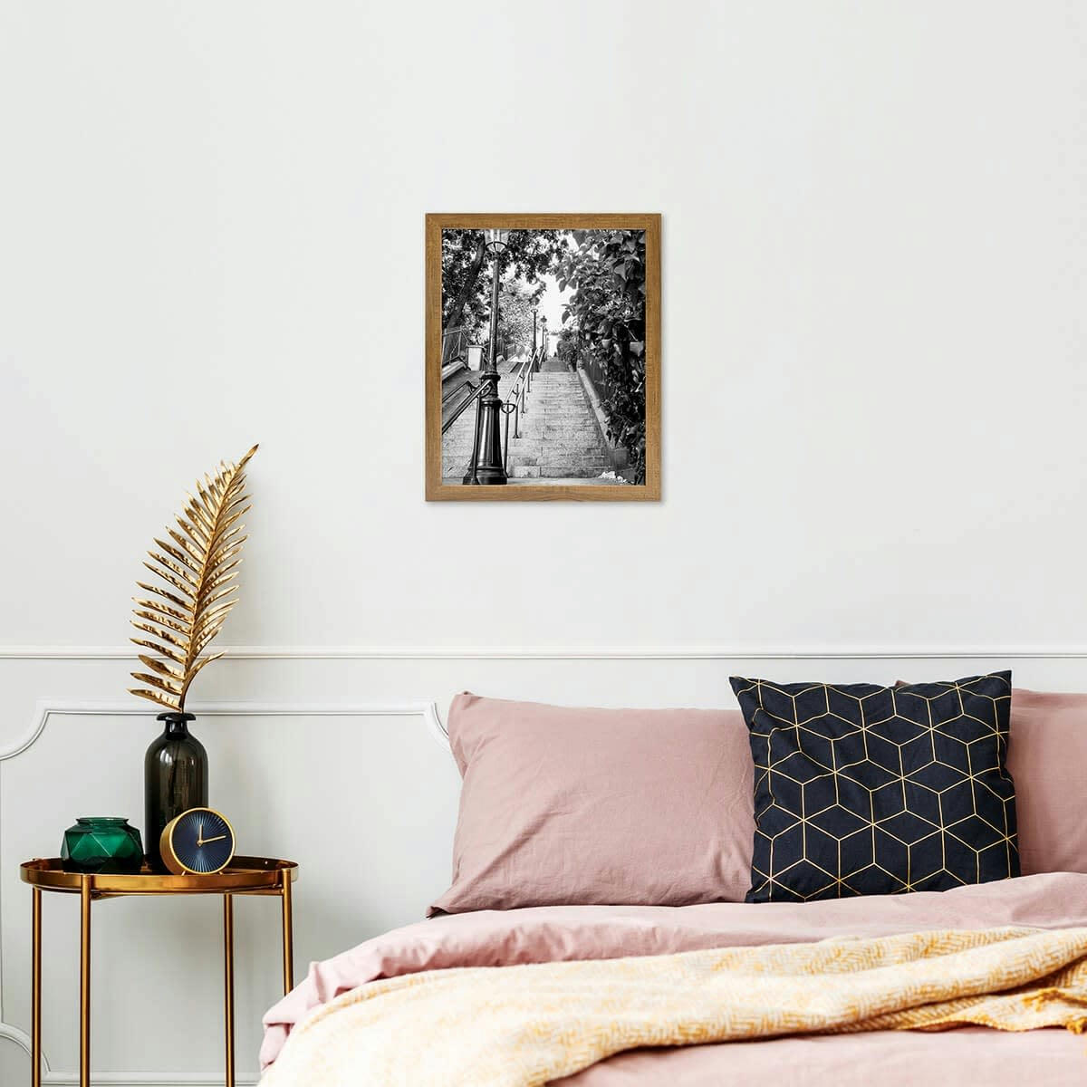 PRECIOUS - Cadre photo noyer 24x30 cm résine recyclée