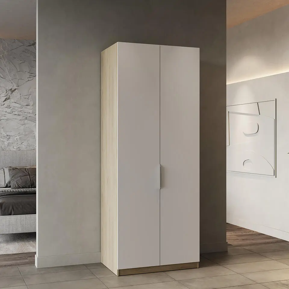 Calicosy - GHOST 2-deurs Kast - Wit- 51,1x79,4x203 cm