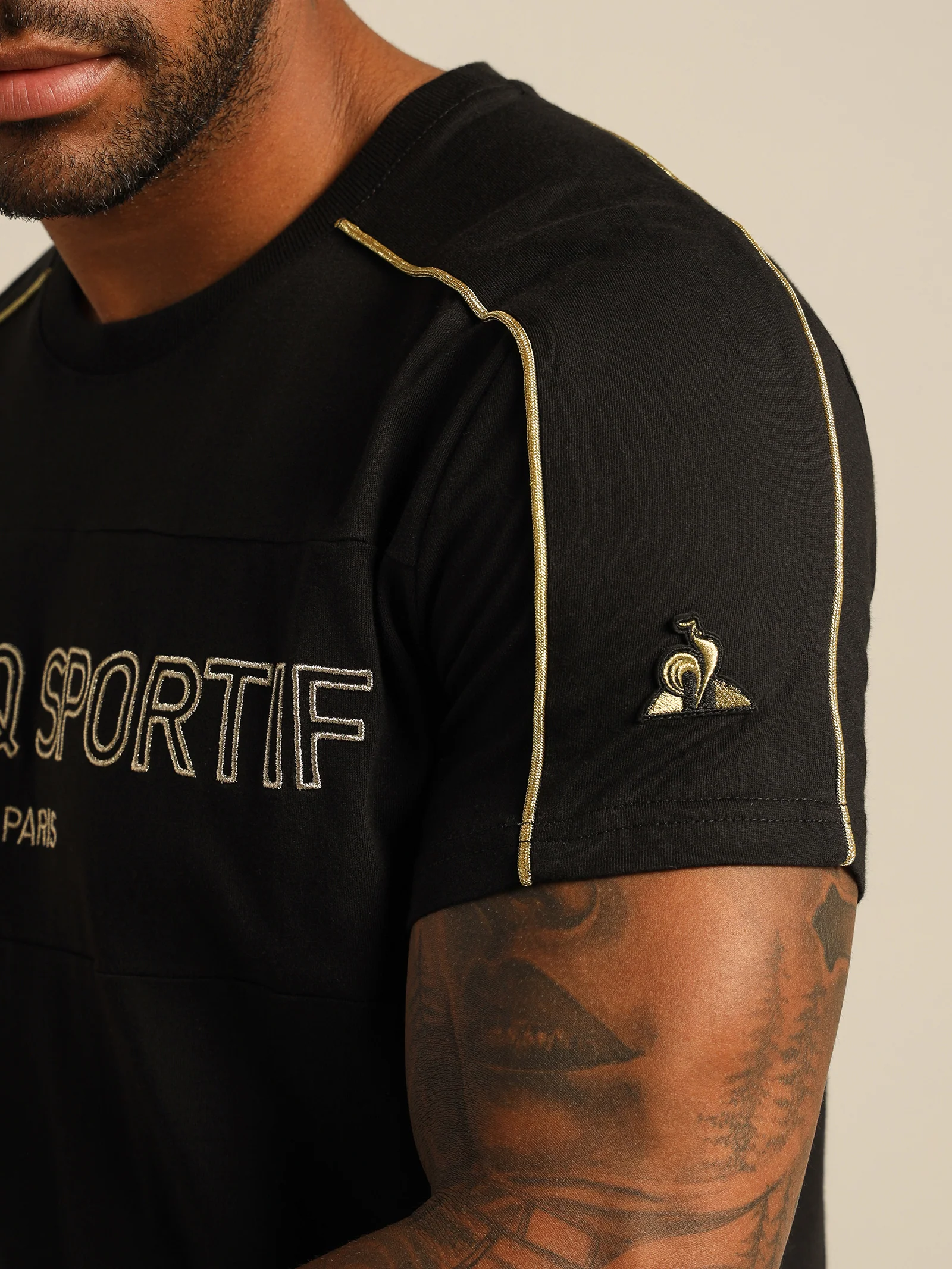 Garcon Gold Embroidered T-Shirt