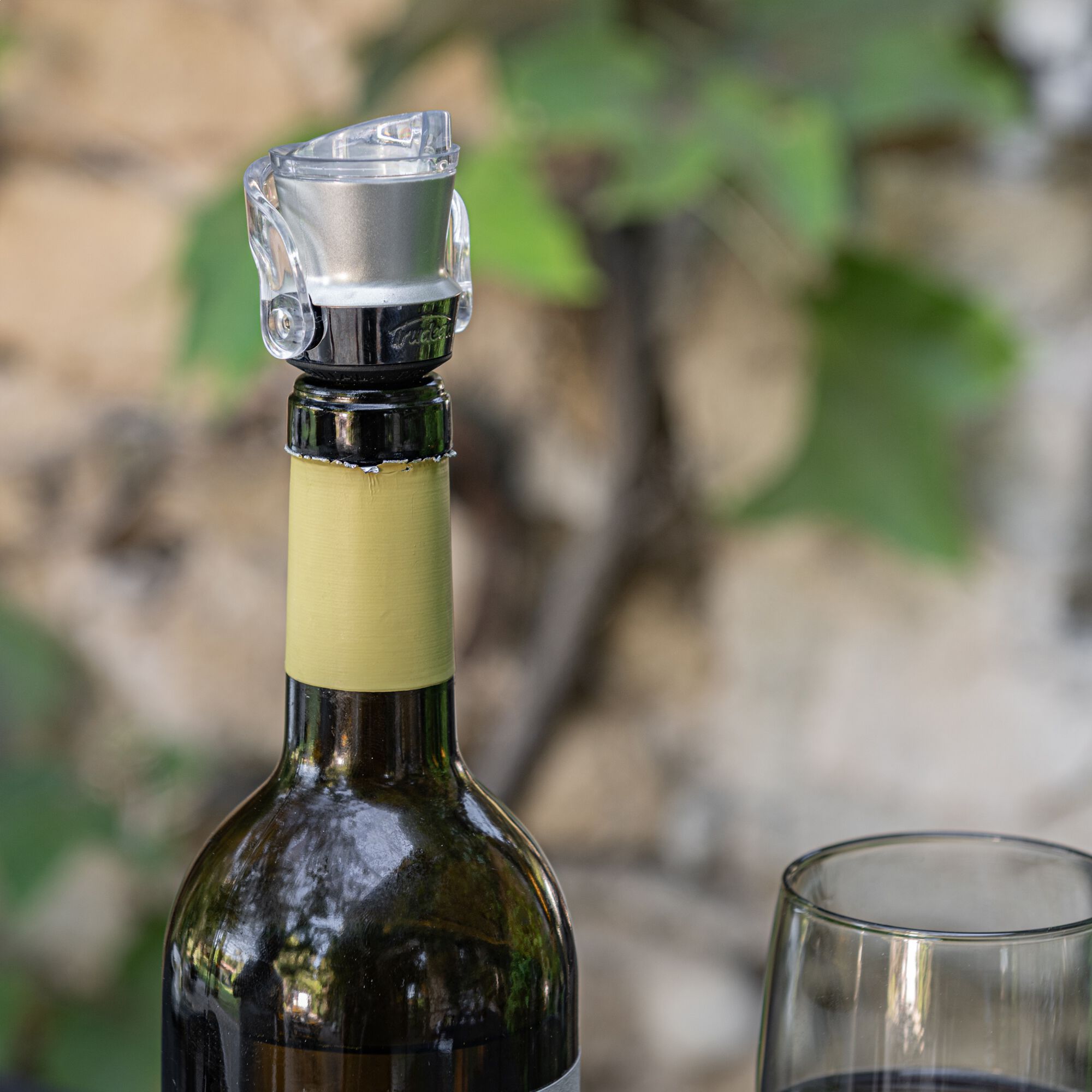 BECCO - Bec verseur et bouchon en plastique - argenté