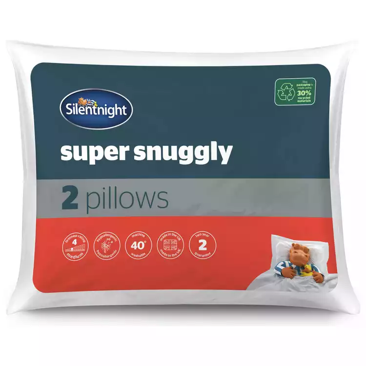 Silentnight Super Snuggly Medium Pillow - 2 Pack