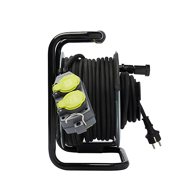 Enrouleur de chantier Diall 27/3M H07RNF 3G1 5mm²