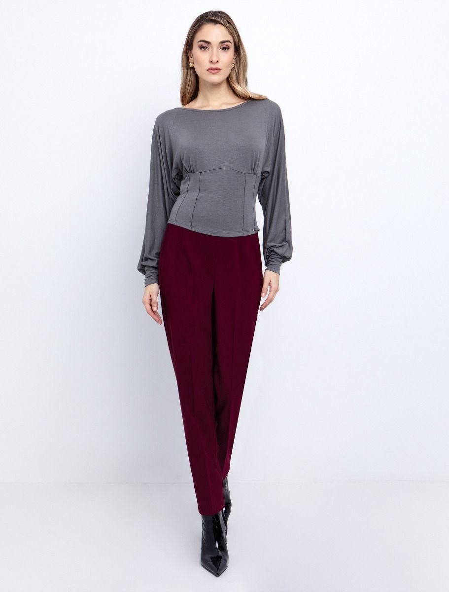 Mπλούζα με corset μέση