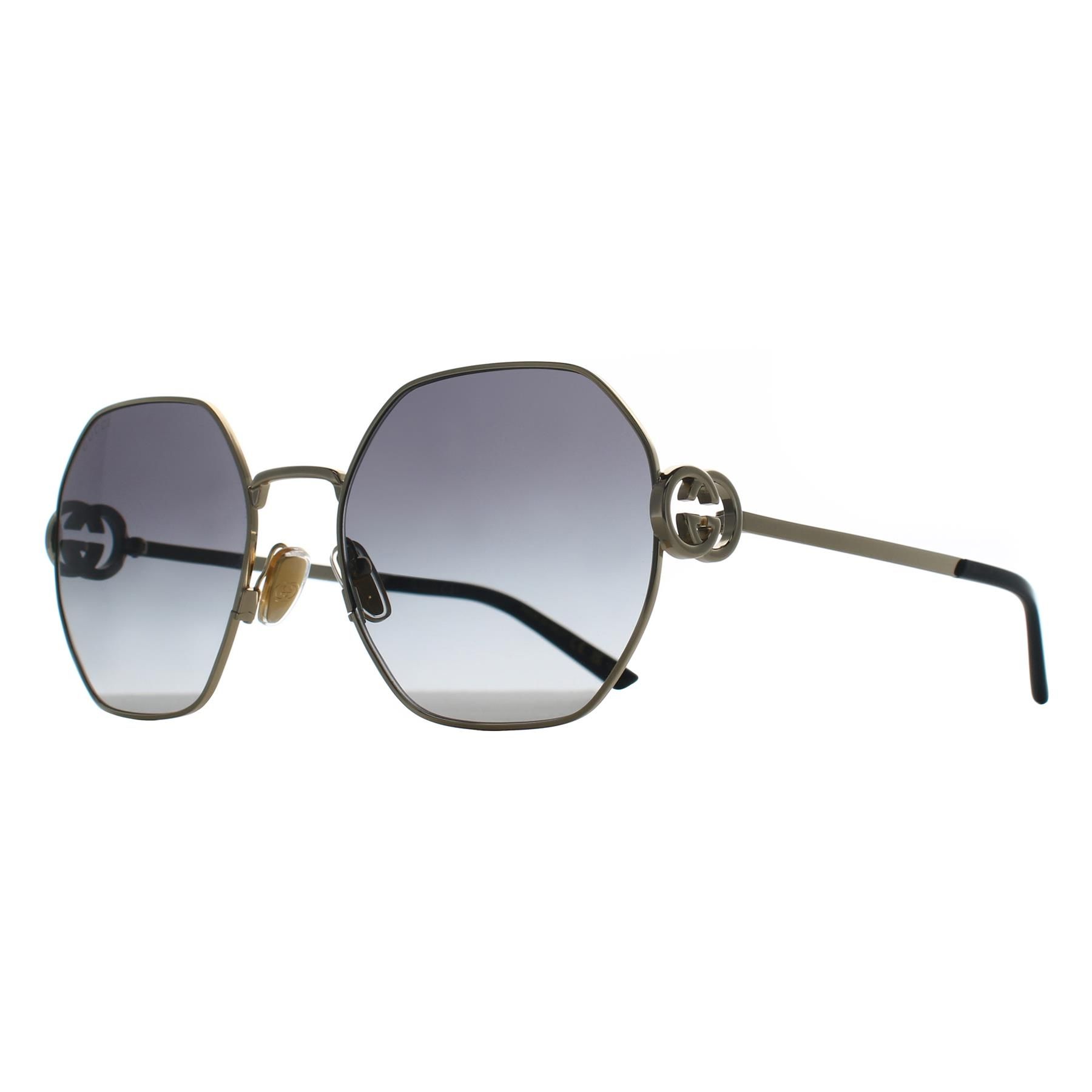 Gucci Round Gold Grey GG2046S