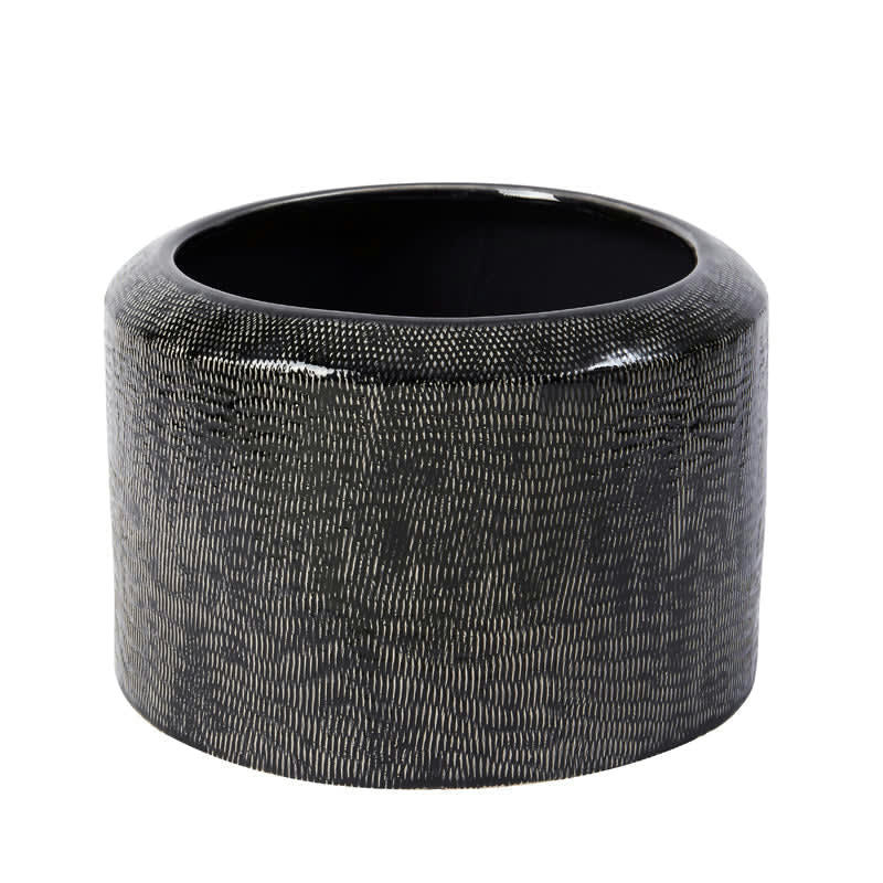 SCRIPT - Cache-Pot Script en céramique H23cm