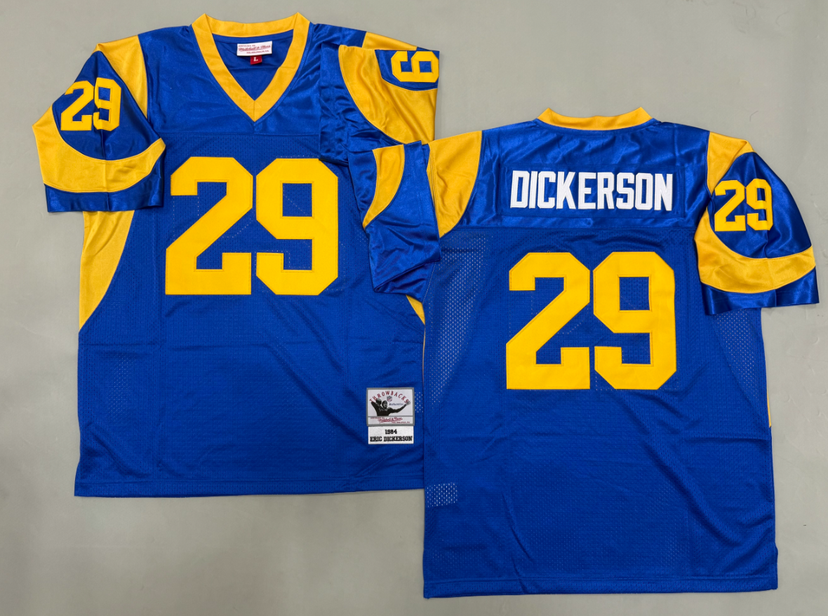Eric Dickerson Los Angeles Rams Authentic Throwback Retired Player Jersey