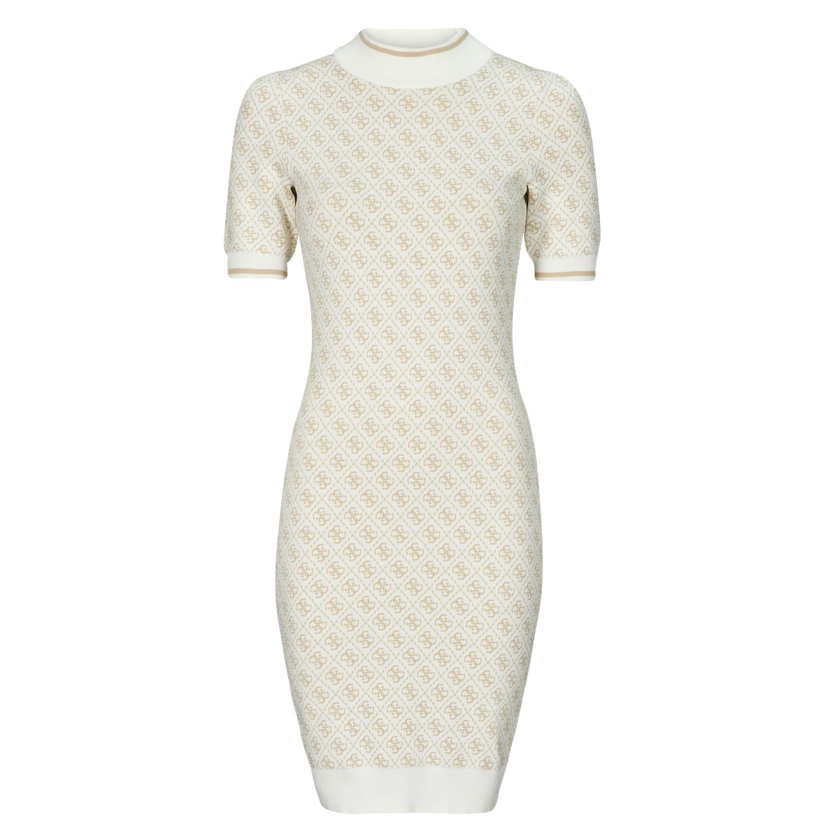Guess - SS LISE 4G LOGO SWTER - Cream