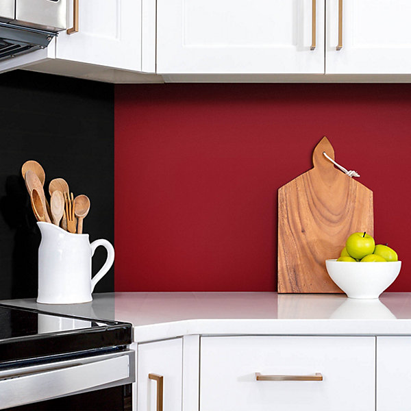 Panneau autocollant Tulup 100x50 cm Couleur rouge 1 pcs