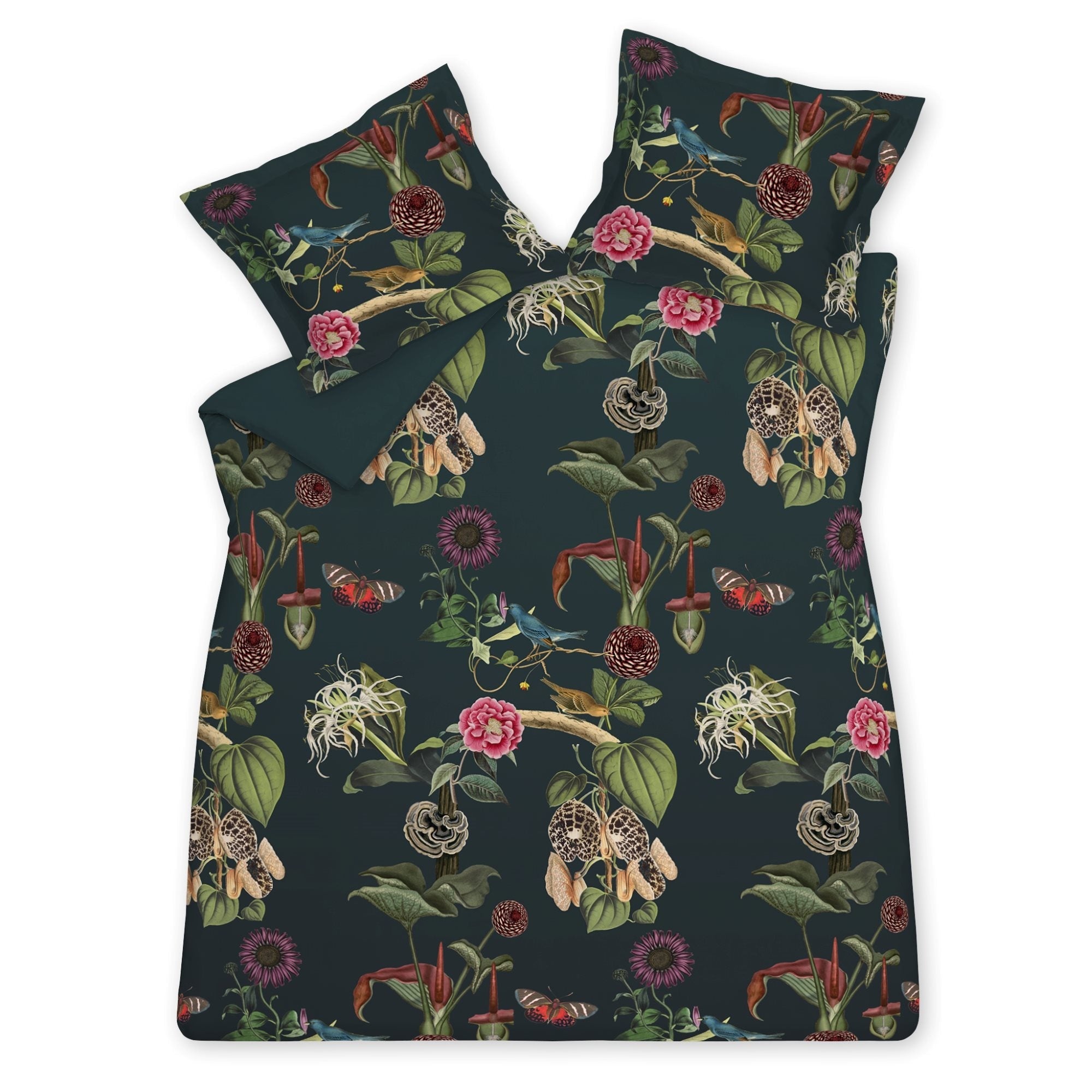 Tropical Dream Dekbedovertrek   200 x 200 220 cm   Blauw