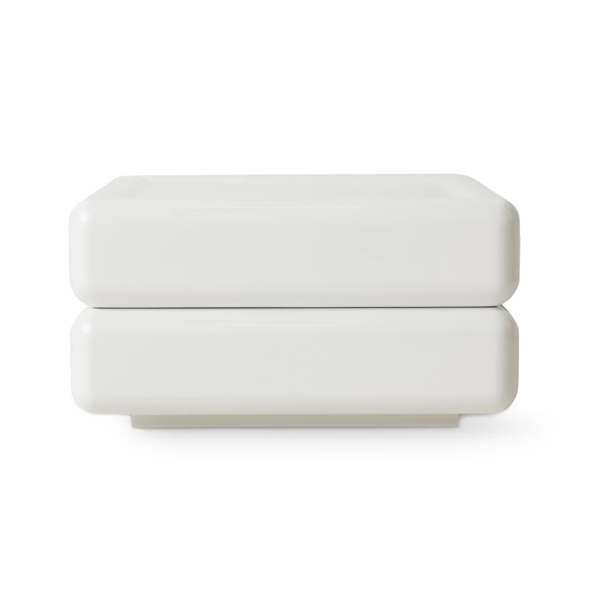 HKliving - Space Couchtisch, 60 x 60 cm, weiß