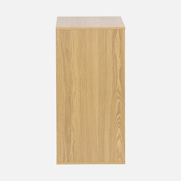 Etagère. bibliothèque. module de rangement décor bois chêne 2 étagères L 70 x P 35 x H 70cm - Kompo