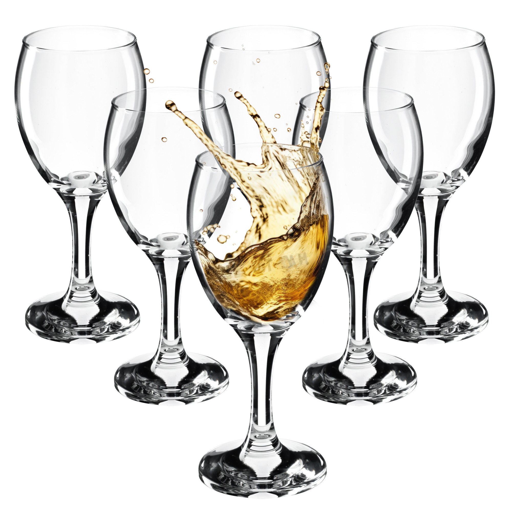 Kadax Kieliszki Do Wina Białego 6x 245ml Komplet
