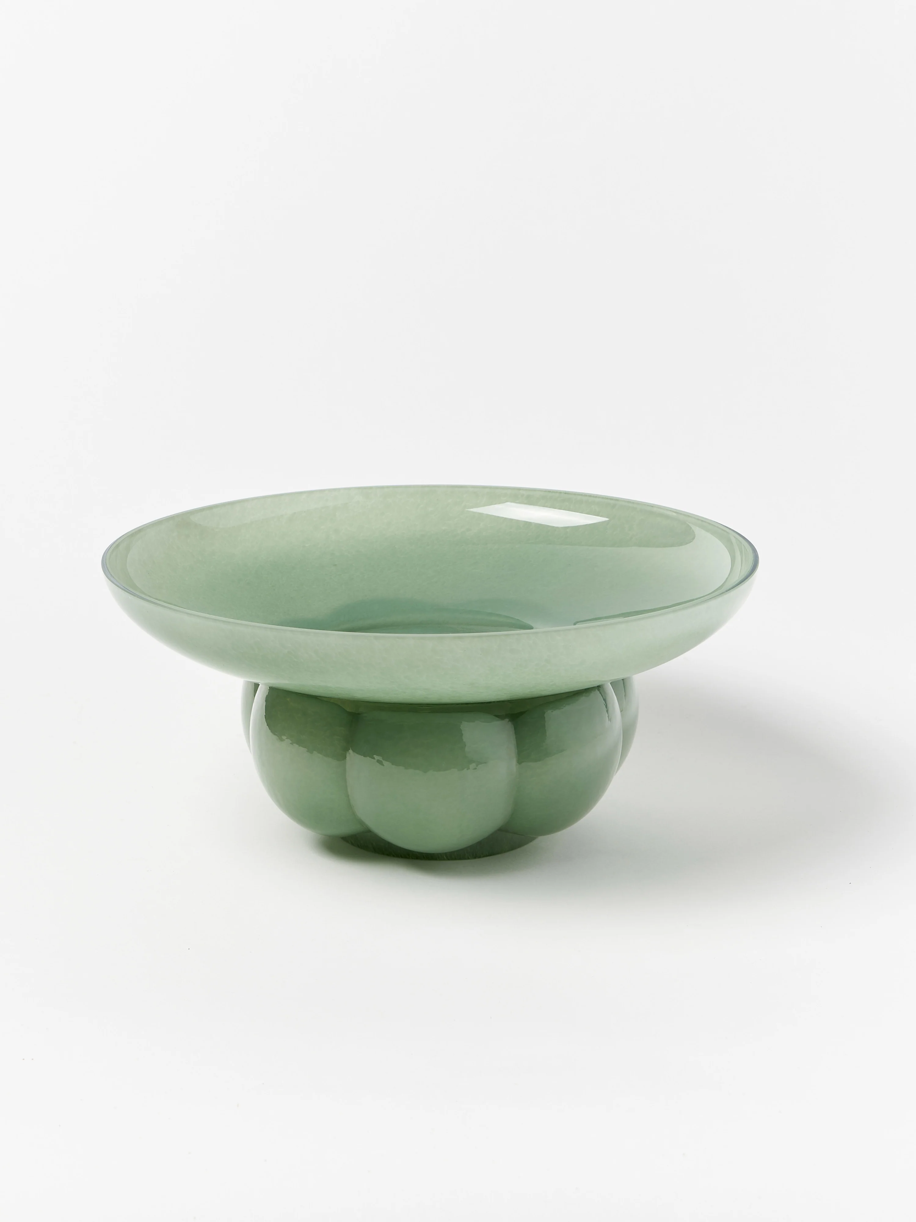 Mundgeblasene Deko-Schale Uva aus Glas