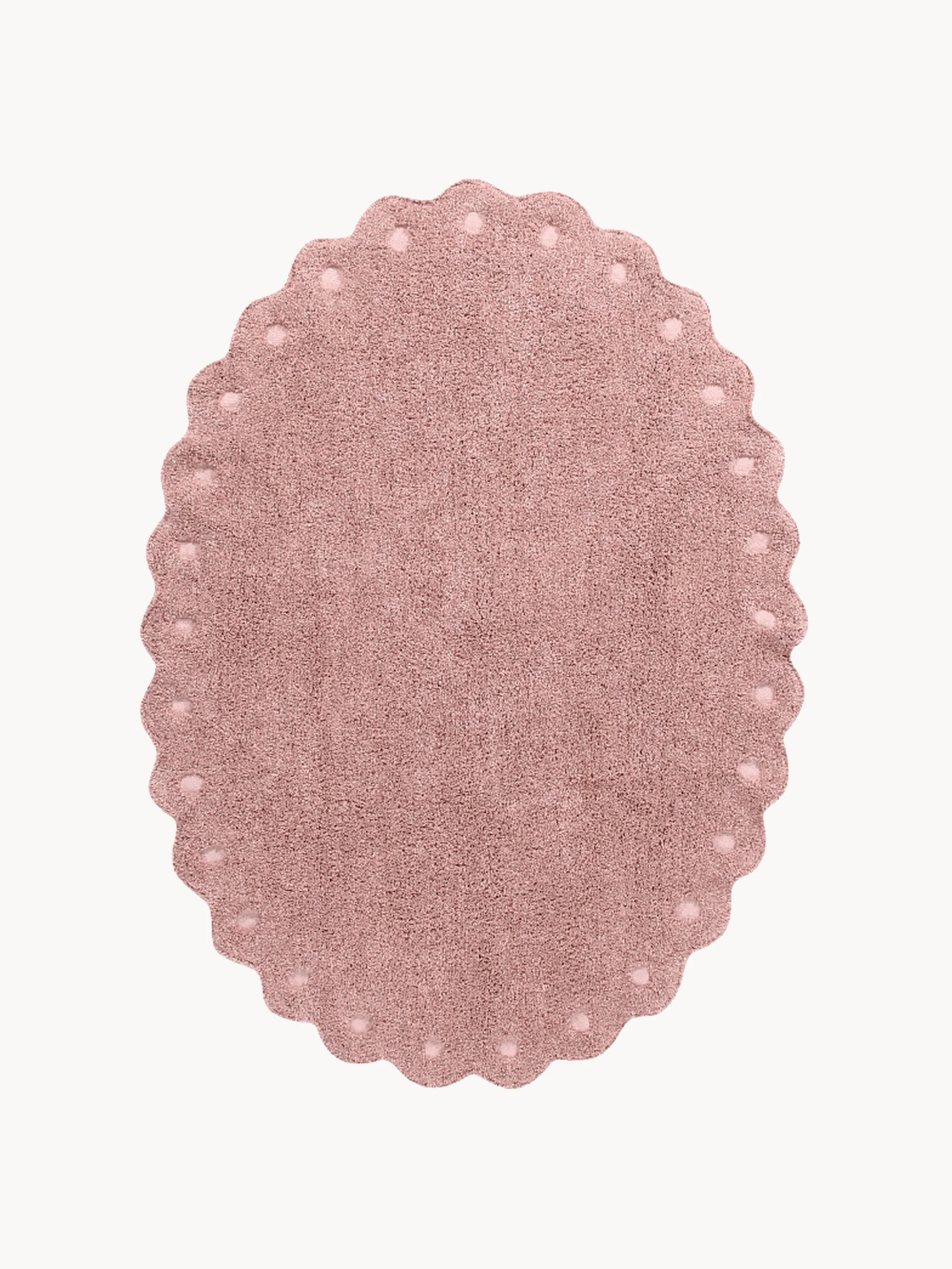 Waschbarer ovaler Kinderteppich Pine Cone