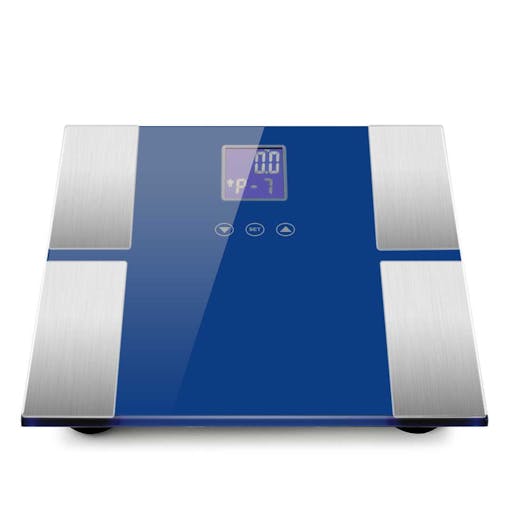 SOGA 2X Digital Electronic LCD Bathroom Body Fat Scale Weighing Scales Weight Monitor Blue