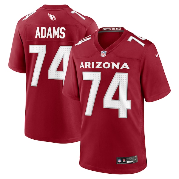 Isaiah Adams Arizona Cardinals Nike Team Game Jersey -  Cardinal