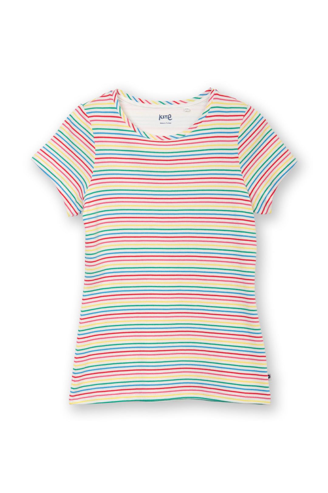 Kite Portesham Jersey T-Shirt Rainbow Stripe