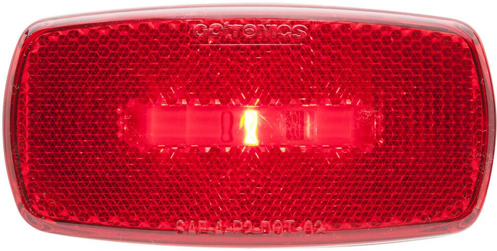 Optronics MC32RBLED Marker Rectangle RV Light, Red