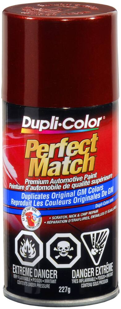 Dupli-Color Perfect Match Premium Acrylic Lacquer Automotive Aerosol Spray Paint, Dark Toreador Metallic (51, WA 203C, 334D, 257C), 227-g